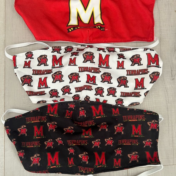 University of Maryland Terrapins Face Masks Set - Picture 1 of 2